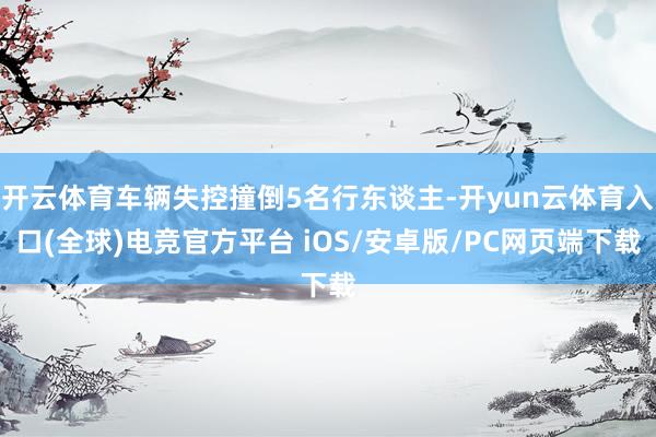开云体育车辆失控撞倒5名行东谈主-开yun云体育入口(全球)电竞官方平台 iOS